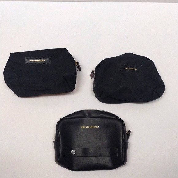 Want Les Essentiels Cosmetic Bag Exclusively for Air Canada Signature Lot of 3 - Picture 1 of 15